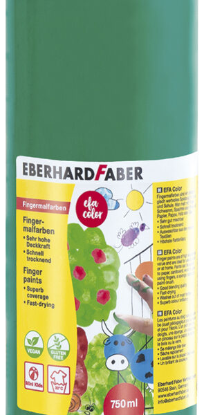 Eberhard Faber Vingerverfpotje, Kobalitblauw, 750 ml