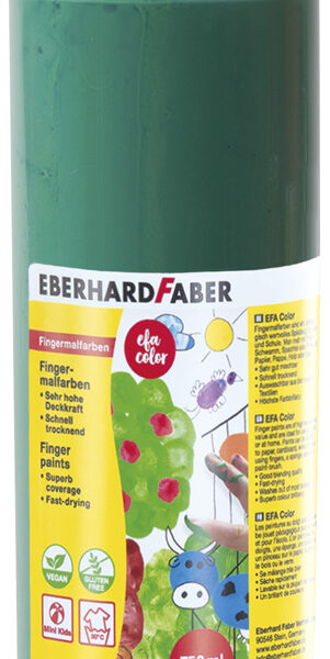 EBERHARD FABER vingerverf EFA Color, permanentgroen, 750 ml