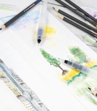 EBERHRAD FABER watertankpenseel Artist Color, set van 3