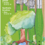Eberhard Faber synthetische haarpenseel-set groen winter