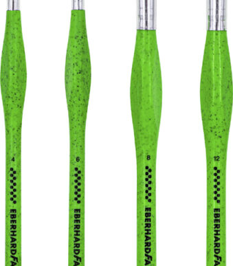 Eberhard Faber synthetische haarpenseel-set groen winter