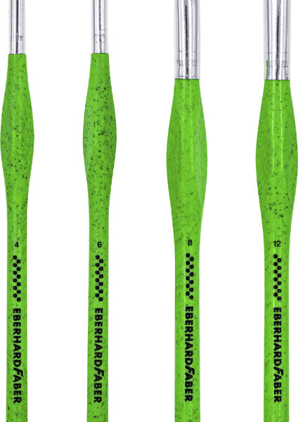 Eberhard Faber synthetische haarpenseel-set groen winter