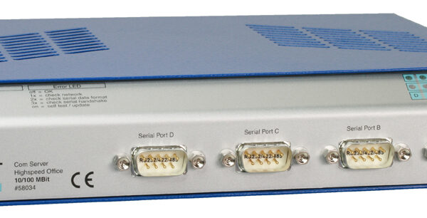 W&T Communicatieserver snelle kantoorverbinding, 4 poorten, RJ45 10/100BaseTX