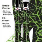 EBERHARD FABER inktwisser, neongroen/zwart, 2 stuks op blister