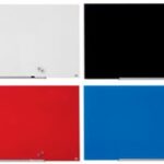 Nobo glazen magnetische whiteboard Impression Pro breedbeeld, 31 inch, zwart