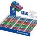 Staedtler metalen dubbele puntenslijper, verpakking met 20 stuks.