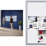 Vitrinebordenlijst Veiligheidsglas voor 4x A4, brandvertragend