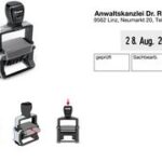 Datumstempel Professional 6-regelig