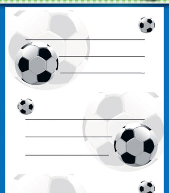 Etiketten voor boeken 'Voetbal'