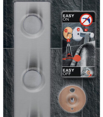 tesa Kleefhaakjeslijst Classic, drievoudig