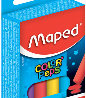 Maped gekleurde ronde tekenkrijtjes voor schoolbord