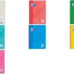 Schrijfblok Oxford Touch, gelinieerd, A4+, 80 vellen, aquablauw