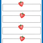 Huishoudelijke etiketten 'Aardbei'