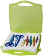 Mapedcassette voor contourknippen, 10 verschillende knipvormen.