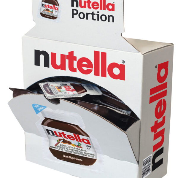 Ferrero hazelnoot-nougat-crème, toonbankdoos 40 stuks.