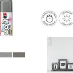 Marabu spuitverf, doe-het-zelf antieklook staalgrijs