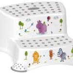 Kindertrappel 'igor hippo', twee treden, wit.