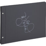 Ringband-album Art, 370 x 290 mm, zwart