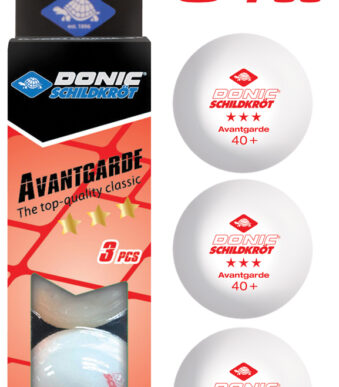 Donic tafeltennisbal 'Avantgarde 3-ster', wit