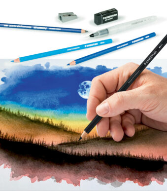 Stedler tekenset Aquarel Ontwerpavontuur, 18-delig