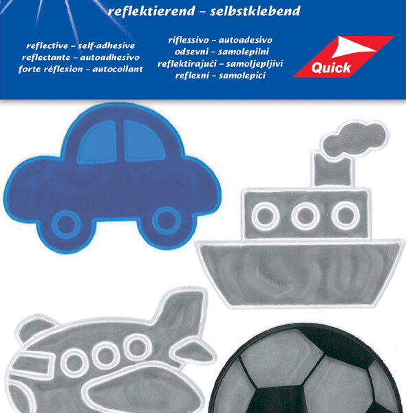 Gereflecteerde stickerboek 'Jongens', geassorteerd