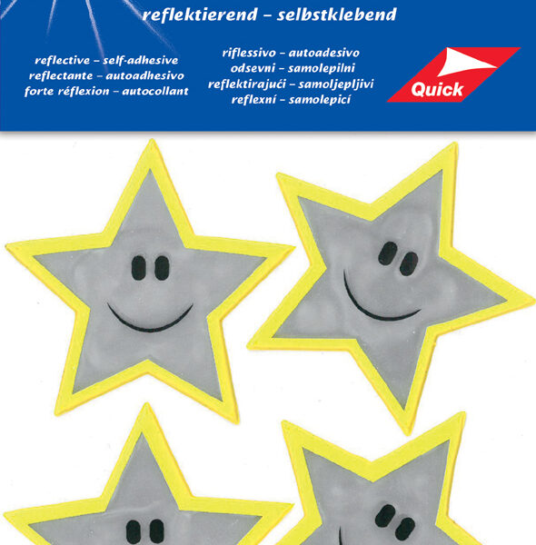 Reflectiestickers 'Sterren', zilver