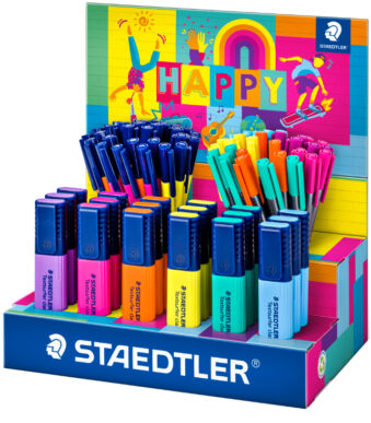 Staedtler Presentatieserie Blij, 78-delige etalagebak