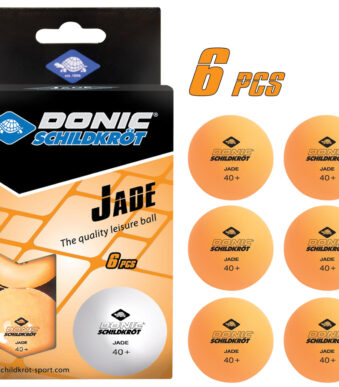Oranje tafeltennis ballen 'Jade', doos van 6.