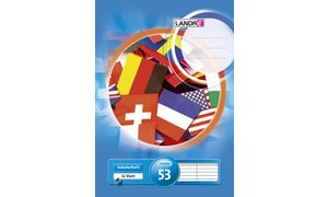 Woordenschriftenblok A5-formaat, 2-koloms, 80 grams, 32 pagina's