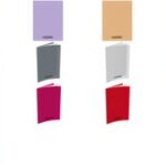 Klassiek schrift roze 240 x 320 mm