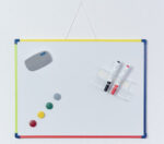 Witte wandbordlaktei, (B)280 x (H)400 mm