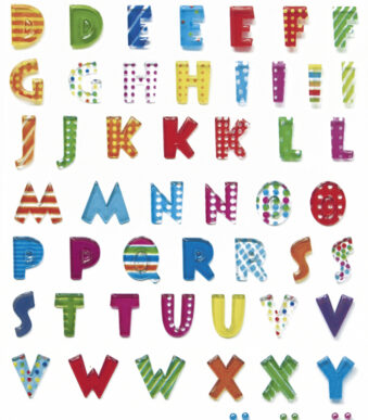 Herma Letteraanduiding met Reliëf, A-Z, Stenen Stijl