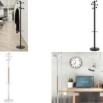 Kapstok 'ACCESS', hoogte 175 cm, beuken/wit