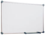 Wand whiteboard 900 x 600 mm, grijs