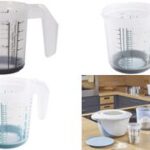 Meetkan 'massimo', 1,0 liter, wit / noordgrijs