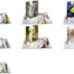 Hoekspanwikkel 'Honden', glanzend PP, A3-formaat