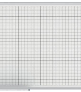 Bureaumatje met rasterverdeling, rastermaat 10 x 10 mm, breedte 90 cm