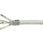 LogiLink installatiekabel, categorie 6, afgeschermde kabel, 50 meter, wit