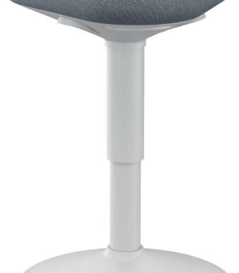 Leitz zitelement Ergo Active met comfortzitting, lichtgrijs.
