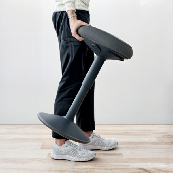 Leitz ergonomische bureaustoel met comfortzitting, donkergrijs