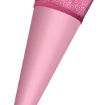 Stofhoes voor zelfmaakpakket schooltas, te strijken, roze