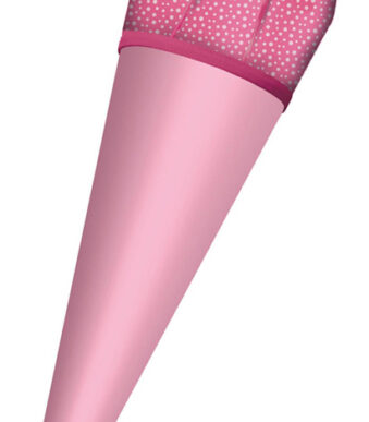 Stofhoes voor zelfmaakpakket schooltas, te strijken, roze