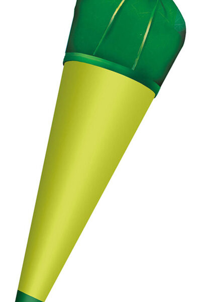 Stofbekleding voor DIY-stoffen schooltas om te strijken, groen