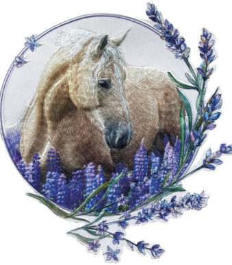 Strijkplaatje voor DIY-stofetui, paard