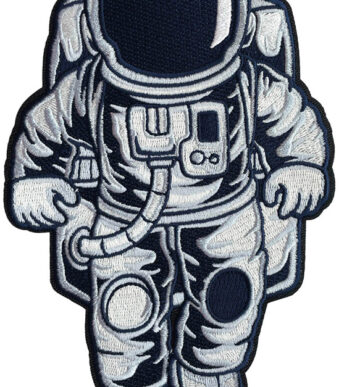 Strijkplaatje voor DIY schooltas, Astronaut