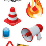 Strijkdecoratie voor zelfgemaakte stoffen pennenzak, Ambulance.