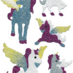 Herma Stickers Magisch 'Eenhoorns', Diamant Glitterend