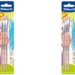 Pelikan borstel-penselen set, 2-delig, geassorteerd