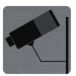 Waarschuwingsbord 'Omgeving Camerabeveiliging'