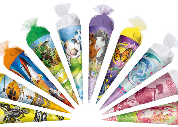 Roth assortiment schooltassen, rond, 350 mm.